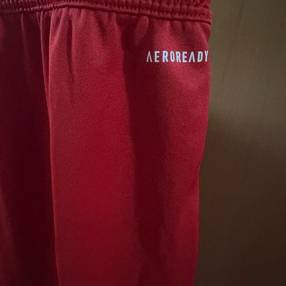 Adidas Bright Red Joggers - Picture 3 of 3